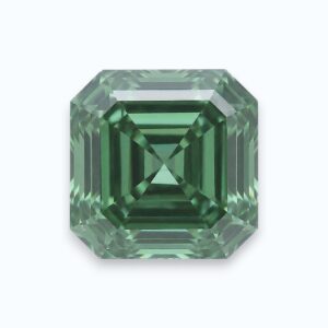 diamante talla asscher verde