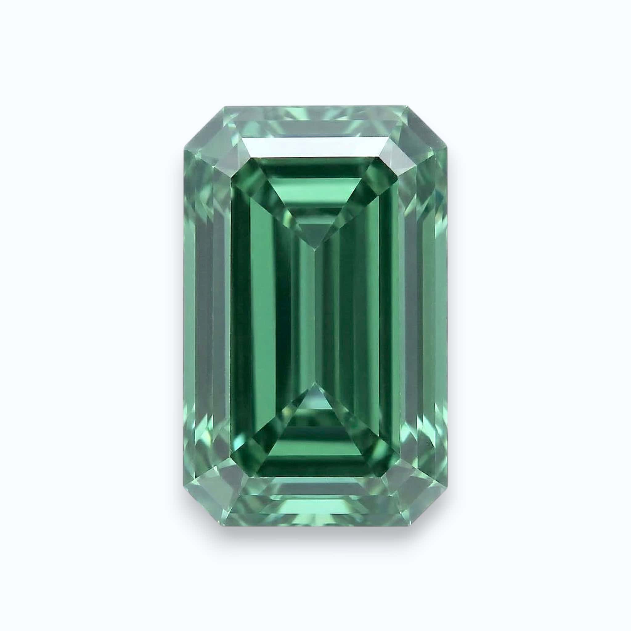 diamante verde talla esmeralda diamante verde talla esmeralda