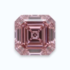 diamante rosa talla asscher