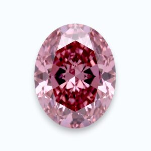 diamante rosa talla oval