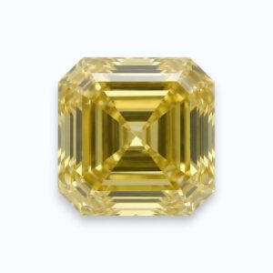 diamante amarillo talla asscher