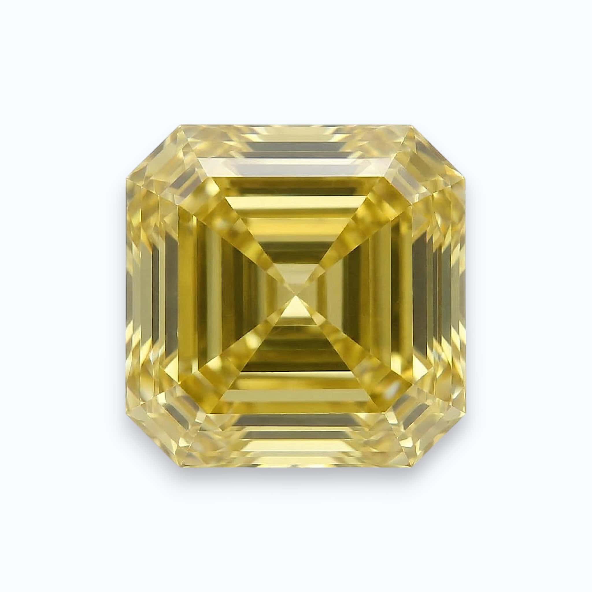 diamante amarillo talla asscher diamante amarillo talla asscher