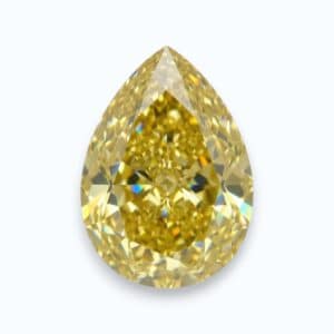 diamante amarillo en forma de pera