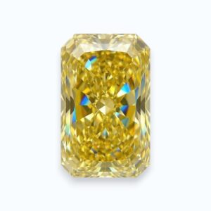 diamante amarillo de forma radiante